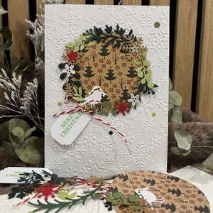 クリスマス カード作成キット - DIY クリスマス カード キット - 手作りクリスマス カードと封筒