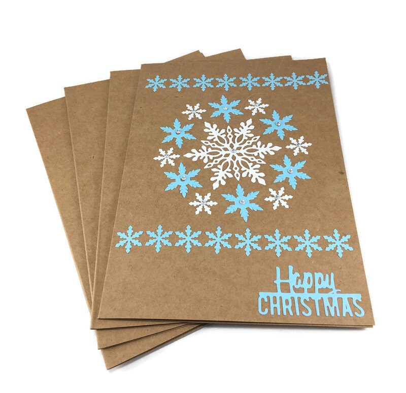 Christmas Card Making Kit DIY Christmas Cards Kit Handmade Christmas Cards and Envelopes Etsy UK