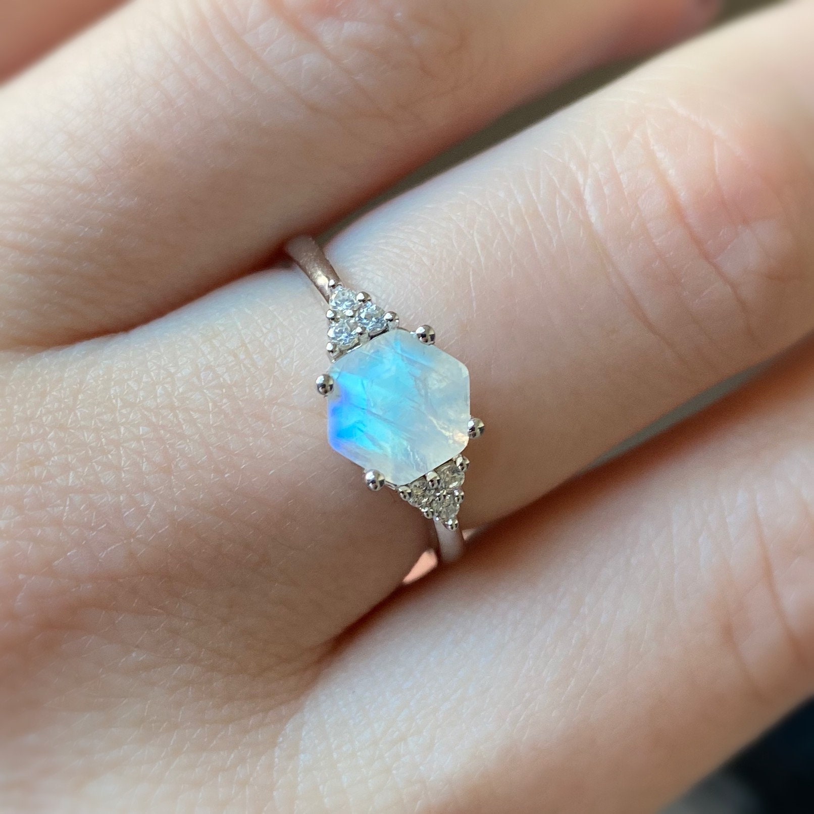 Blue on sale moonstone jewelry