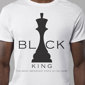 Pièce d’échecs texte roi noir - afro-américain - Homme noir - fichier de découpe SVG + EPS dxf jpeg png - Homme noir images clipart - S205