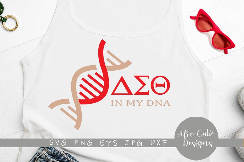 Delta In my DNA African American svg cutting file eps | Etsy