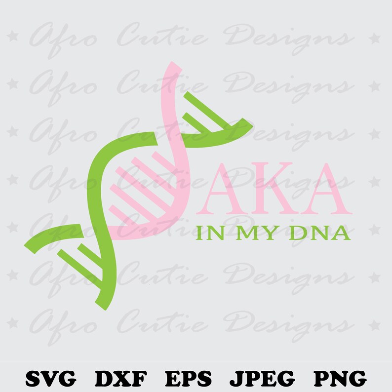 Download AKA in my DNA African American svg cutting file eps dxf | Etsy