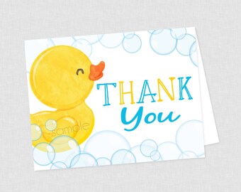 Baby Gift Thank You Cards 20 Cards w//Envelopes Cute Yellow Duckie