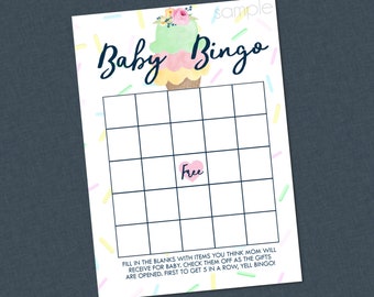 Ice Cream Bingo Etsy