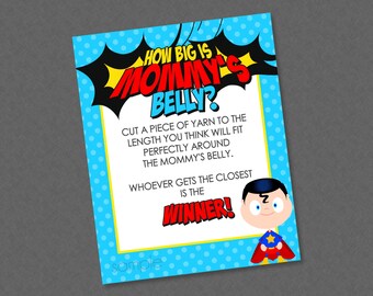 Superhero-Themed Welcome Baby Printable Banner | Etsy