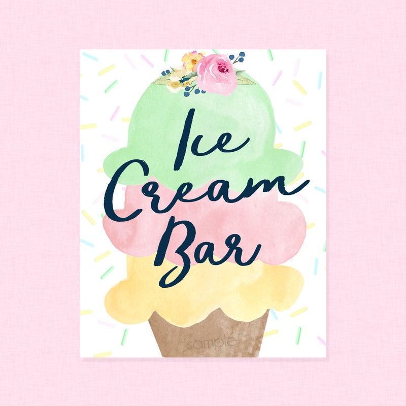 Ice Cream Bar - Etsy