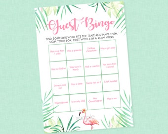 Flamingo Name Game Printable Flamingo Sign Summer (Download Now) - Etsy