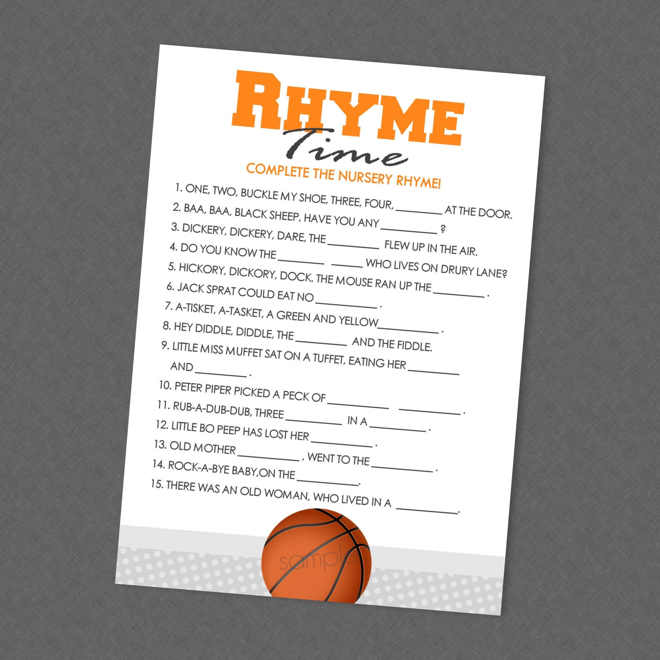 Basketball Rhyme - Etsy, image size:2100x2100