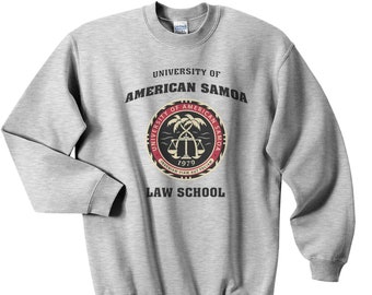 University of American Samoa Law School Sweatshirt American Samoa Logo T-shirt Better Call Saul shirt Saul goodman Unisex Sweater Cotton Tee