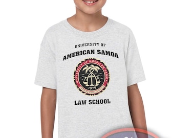 University of American Samoa Law School shirt American Samoa Logo T-shirt Better Call Saul shirt, Law School  Youth shirt / Kid T-Shirt