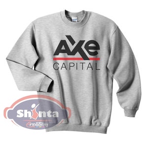 Billions Axe Capital Sweatshirt , Axe Capital Billions camiseta, Axe Cap Damian Lewis Bobby Axelrod Billions Serie de Netflix Sweater Crewneck