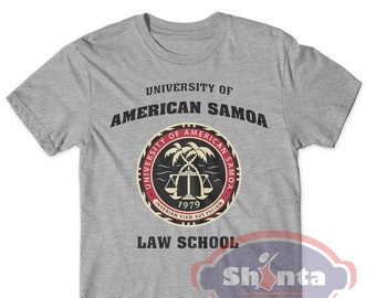 University of American Samoa Law School-tröja Amerikanska Samoa-logotyp T-shirt Better Call Saul-tröja Saul Goodman Unisex 100 % bomullströja 02