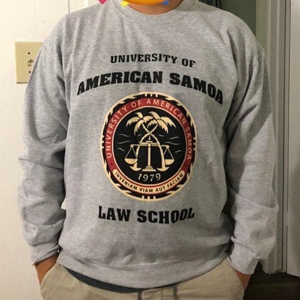 Universiteit van Amerikaans Samoa Law School Sweatshirt Amerikaans Samoa Logo T-shirt Better Call Saul shirt Saul goodman Unisex Sweater Tee Nieuw