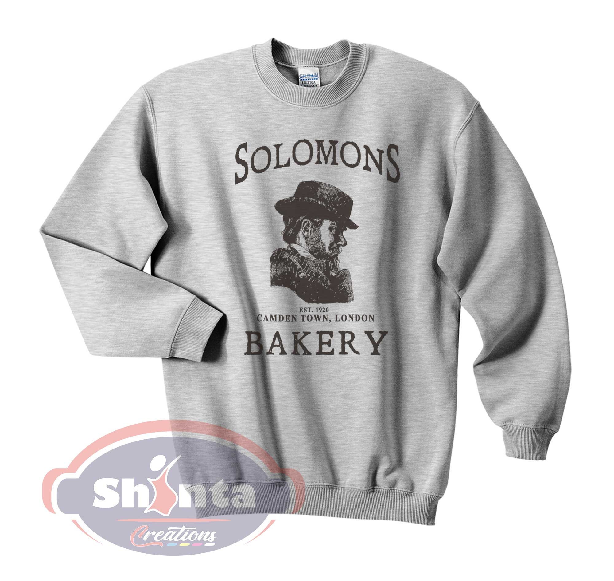 Solomons Bakery Sweatshirt Alfie Solomons shirt Funny Alfie Solomons Rum Camden Town London Peaky Blinders Sweatshirt Unisex Sweater Tee 3b