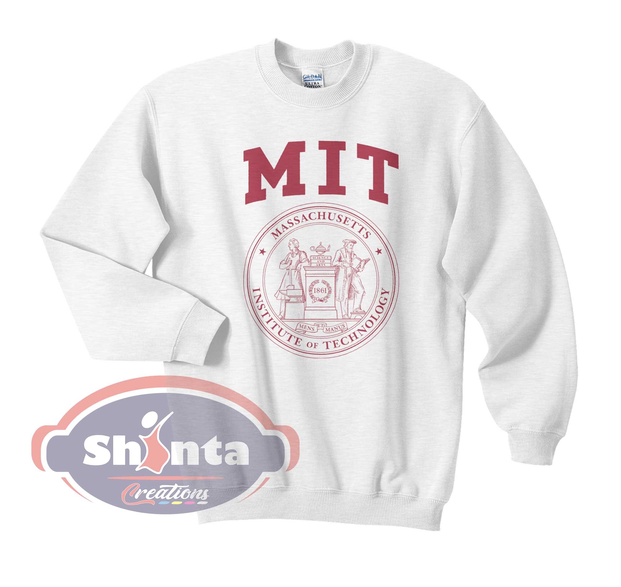 MIT Massachusetts Institute - MIT Unisex Etsy Grad Shirt, Crewneck Pullover, of MIT Sweater Technology, College Sweatshirt, Massachusetts Sweater