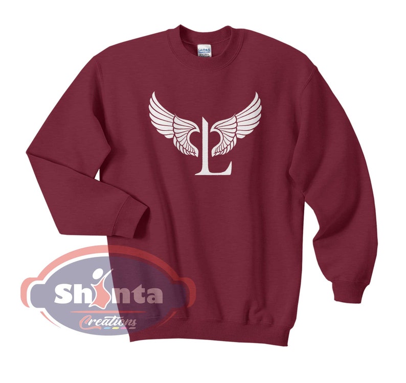 Lucifer Wings, Lucifer Morningstar Wings Sweatshirt, Lucifer shirt What is That You Truly Desire Lucifer Sayings Quotes Sweater Crewneck Tee Maroon