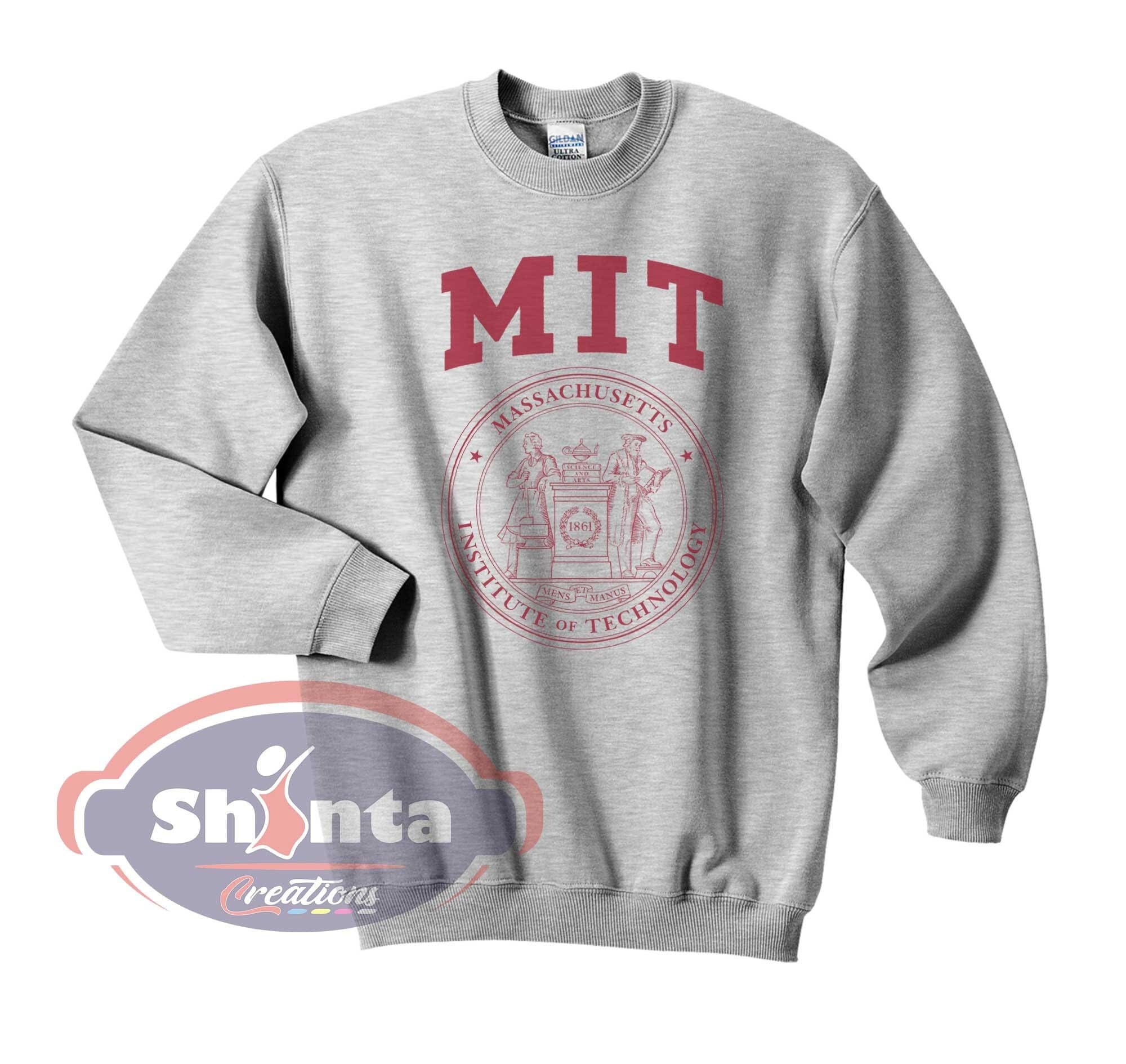 MIT Massachusetts Institute of Technology, Unisex Sweatshirt, Grad Sweater Sweater, - MIT Pullover, Crewneck Shirt, Etsy College Massachusetts MIT
