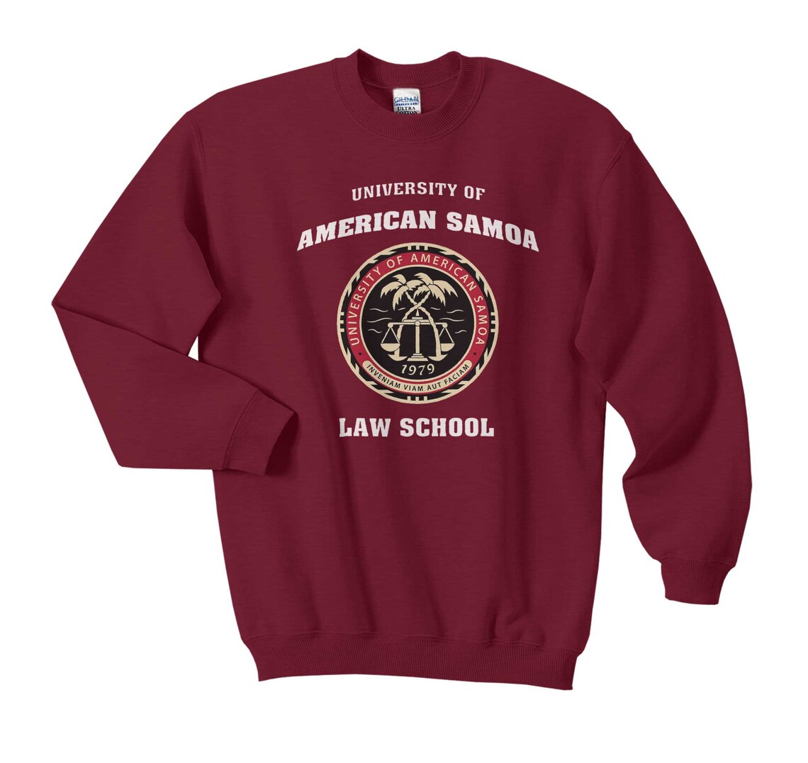 University of American Samoa Law School Sweatshirt American Etsy