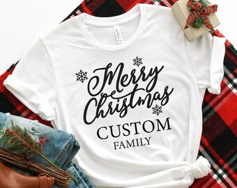 Family Xmas T Shirt | Etsy Singapore