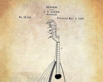 A Wall Art Canvas Picture Print Music Grunge Banjo Score Background 3.2