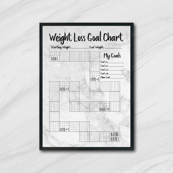 Weight Loss Goal Chart Printable