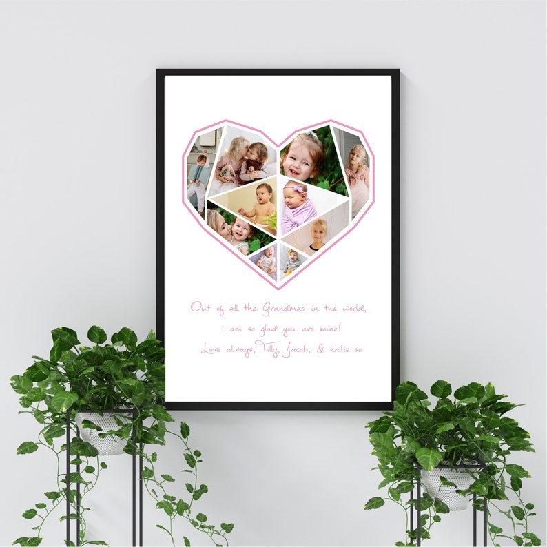 Personalised Print gift for mum Photo Print Gift for Etsy