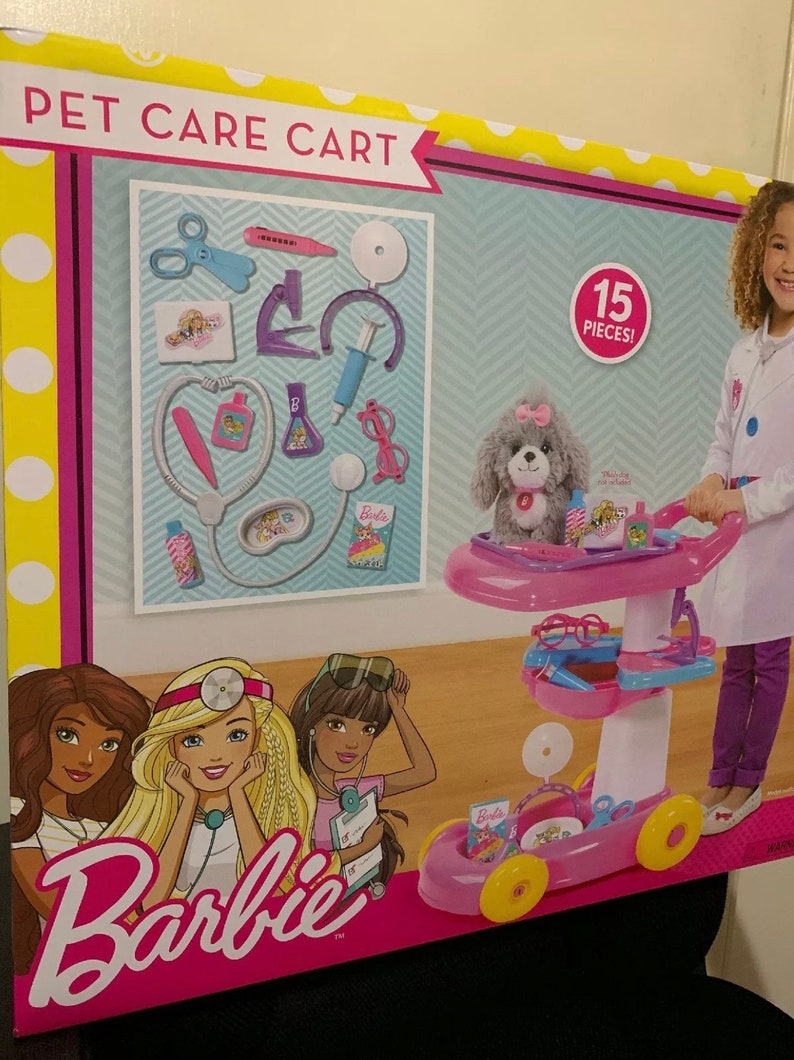 barbie pet care cart