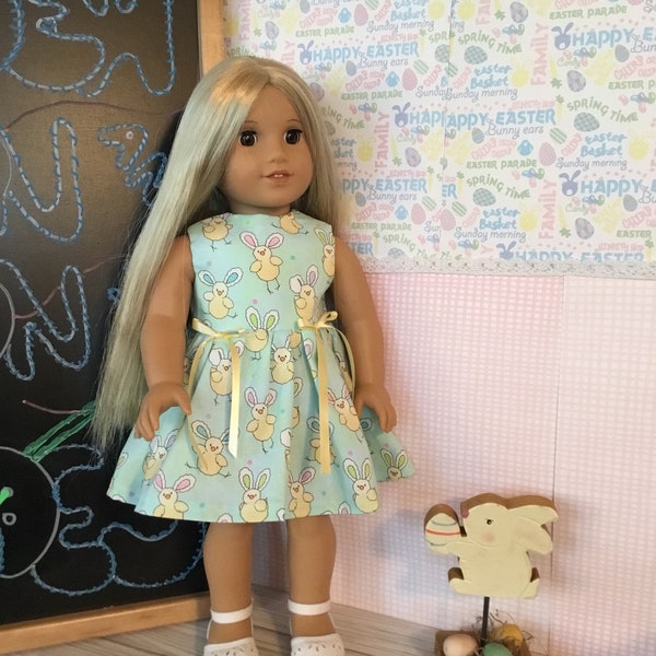 18 inch doll Easter Dress