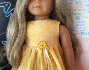 18 inch doll Springtime dress