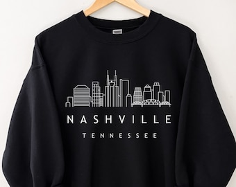 Nashville Sweatshirt, Nashville Crewneck, Nashville Shirt for Women, Nashville Gifts, Nashville Sweater, Nashville Shirts Women