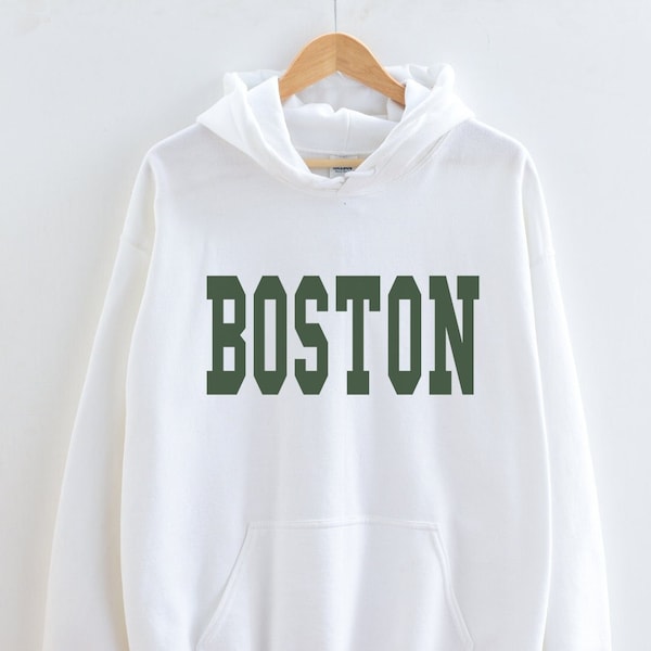 Boston Hoodie, Boston Hoodie Women, Boston Sweatshirt Vintage Style, Boston Sweatshirt Hood, Boston Sweatshirt Women, Boston Sweatshirt Men