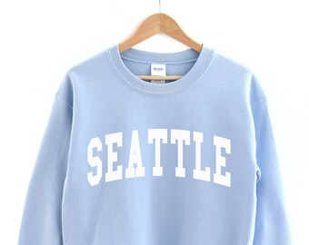 Seattle Sweatshirt, Seattle Crewneck, Seattle Shirt, Seattle Gifts, Seattle Shirts for Women, Seattle Sweater, Seattle Merch