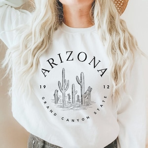 Arizona Sweatshirt, Arizona Crewneck, Arizona Shirt, Arizona Gifts for Women, Arizona Sweater, Arizona Bachelorette, Arizona Girls Trip