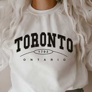 Toronto Sweatshirt, Toronto Shirt for Women, Toronto Gifts, Toronto Crewneck, Toronto Shirts, Toronto Sweater, Toronto Ontario