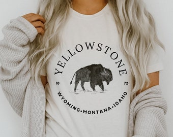 Yellowstone Tshirt, Yellowstone Shirt Women, Yellowstone T Shirt, Yellowstone Gifts for Her, Yellowstone Tee