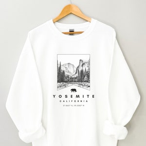Yosemite Sweatshirt, Yosemite Crewneck, Yosemite Shirt, Yosemite Gifts, Yosemite California