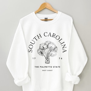 South Carolina Sweatshirt, South Carolina Crewneck, South Carolina Gifts, South Carolina Shirts for Women, South Carolina Sweater