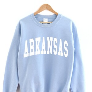 Arkansas Sweatshirt, Arkansas Crewneck, Arkansas Gifts, Arkansas Shirts for Women, Arkansas Sweater
