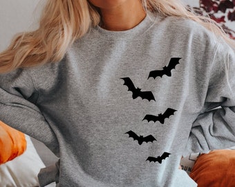 Bats Bat Sweatshirt Bat Lover Bat Shirt Bat Gift Vintage Style Bat Pullover,Bat Crewneck,Bat Lover Shirt,Bat Present Aesthetic Grunge