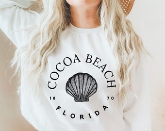 Cocoa Beach Sweatshirt, Cocoa Beach Florida, Cocoa Beach Shirt, Florida Sweatshirt Women, Cocoa Beach Shirts, Cocoa Beach Souvenir