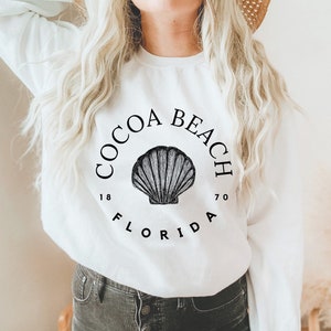 Cocoa Beach Sweatshirt, Cocoa Beach Florida, Cocoa Beach Shirt, Florida Sweatshirt Women, Cocoa Beach Shirts, Cocoa Beach Souvenir