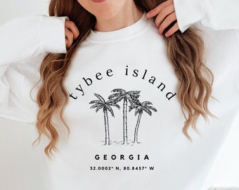Tybee Island Sweatshirt, Tybee Island Gifts, Tybee Island Crewneck, Tybee Island Shirt, Tybee Island Georgia, Tybee Island Trip Shirt