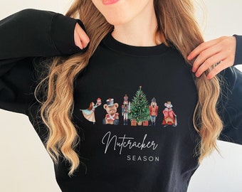 Nutcracker Sweatshirt, Ballet Christmas Shirt, Gift for Dancer, Nutcracker Ballet Shirt, Ballerina Sweater, Dancer Hoodie, Nutcracker Gift