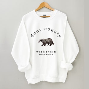 Door County Sweatshirt, Door County Wisconsin, Door County Crewneck, Door County Gifts, Door County Shirts, Door County WI