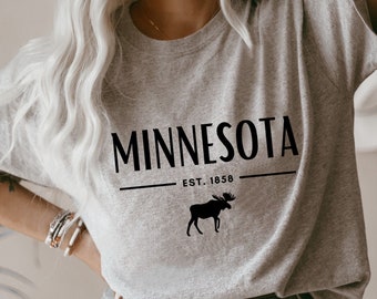 Minnesota T Shirt, Minnesota Shirts for Women, Minnesota Tshirt Women, Minnesota Gifts