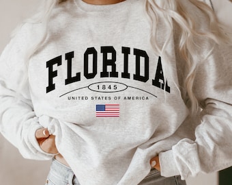 Florida Sweatshirt Women Florida 