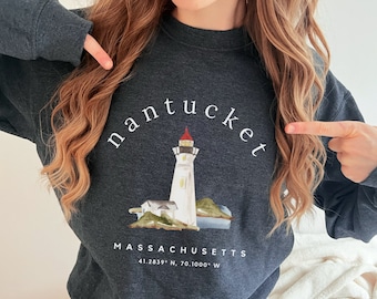 Nantucket Sweatshirt, Nantucket Gifts, Nantucket Crewneck, Nantucket Shirts, Nantucket Girls Trip, Nantucket Sweater, Nantucket Bachelorette