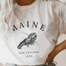 T-shirt Femme L.L. Bean Gris – Freeport Maine, Manches Courtes, Coton, Taille L