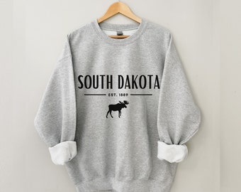 South Dakota Sweatshirt, South Dakota Crewneck, South Dakota Shirt Women, South Dakota Gifts, South Dakota Sweater, South Dakota Shirts