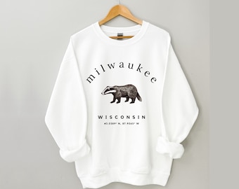 Milwaukee Sweatshirt, Milwaukee Crewneck, Milwaukee Sweater, Milwaukee Gifts, Milwaukee Shirts